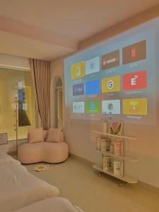 TV/Unterhaltungsangebot in der Unterkunft Jeju Homestay