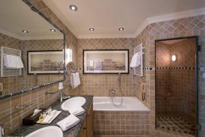 A bathroom at Gstaad Palace