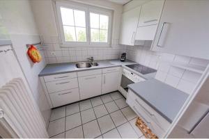 Een keuken of kitchenette bij Chalet Alpenmoos (150m2 - max.11)