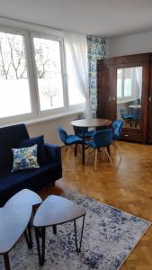 Istumisnurk majutusasutuses Apartament Marszałkowska