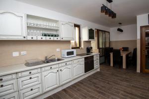 Köök või kööginurk majutusasutuses Pensiunea Teona
