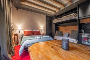 Postel nebo postele na pokoji v ubytování La Petite Ecurie - 5 étoiles- Saint-Malo