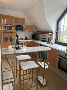 Cucina o angolo cottura di Luxuswohnung in Niederkassel