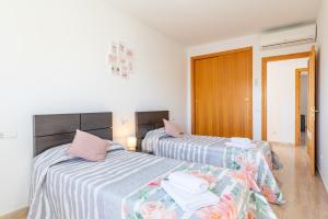 Ένα ή περισσότερα κρεβάτια σε δωμάτιο στο Ferrera Soul 2b