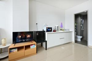 TV a/nebo společenská místnost v ubytování SS15 Courtyard by Xuites, 5pax-Netflix-Mall-LRT-Subang Jaya