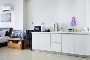 TV a/nebo společenská místnost v ubytování SS15 Courtyard by Xuites, 5pax-Netflix-Mall-LRT-Subang Jaya