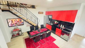 Kuchyň nebo kuchyňský kout v ubytování Zigana Apartments