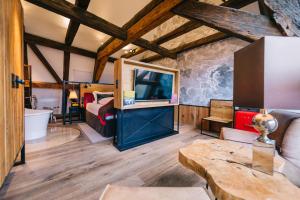 Posezení v ubytování PEST-BUDA Design Hotel