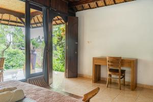 Χώρος καθιστικού στο Abangan Bungalow