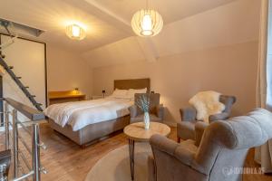Letto o letti in una camera di GREEN ViEW APARTMENTS