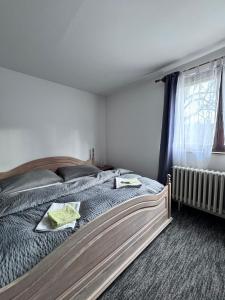 Posteľ alebo postele v izbe v ubytovaní Prášily 100 - apartmány