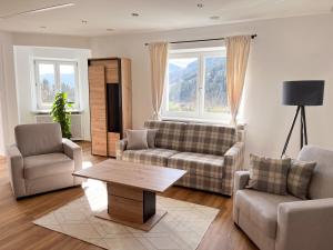 Posezení v ubytování Ferienhaus Am Hofacker