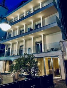 Balkón nebo terasa v ubytování Hotel Miramare Chioggia Sottomarina