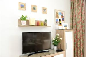 TV i/ili multimedijalni sistem u objektu One bedroom appartement with city view and wifi at San Cristobal de La Laguna