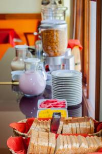Comida no hotel ou em algum lugar perto