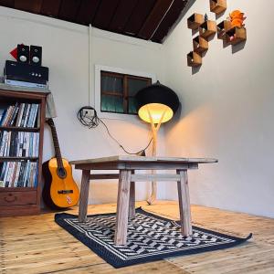 Knihovna v bed and breakfast