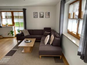 Posezení v ubytování Ferienwohnung Moser