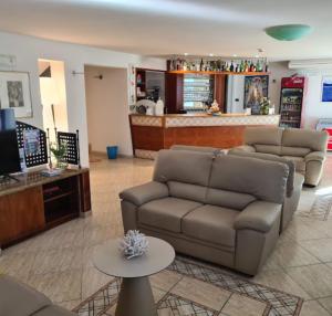 Posezení v ubytování Hotel Caruso
