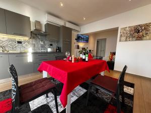 Kuchyň nebo kuchyňský kout v ubytování Villalvento