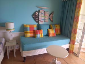 Кът за сядане в Appartements VUE MER et PARC