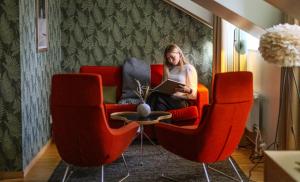 Istumisnurk majutusasutuses Hotell Borgholm