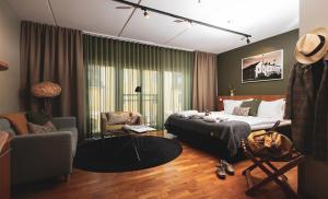Voodi või voodid majutusasutuse Hotell Borgholm toas