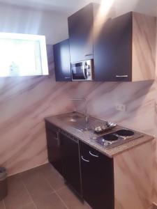 Küche/Küchenzeile in der Unterkunft Wohngut-City Appartement 3 für max 5 Personen inklusive Parkplatz