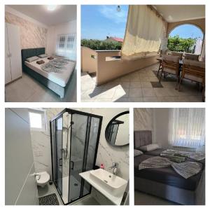 Kúpeľňa v ubytovaní Kabashi Apartment