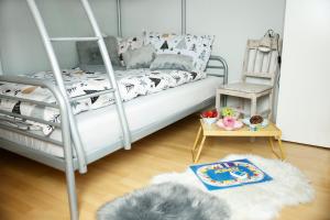 Postel nebo postele na pokoji v ubytování Apartmán Pec 322