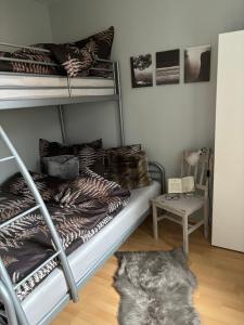 Postel nebo postele na pokoji v ubytování Apartmán Pec 322