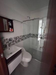 Ванная комната в Ubicada en el barrio la Julia, excelente ubicación