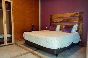 Una cama o camas en una habitación de Posada Bonarda San Rafael