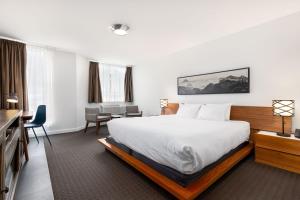 Krevet ili kreveti u jedinici u okviru objekta Adara Hotel