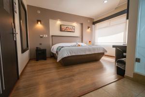 Letto o letti in una camera di HOTEL ECLIPSE TOLUCA