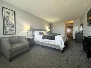 Postel nebo postele na pokoji v ubytování Quilt Inn