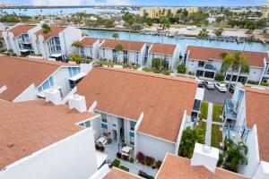 an aerial view of houses at the resort at #250G Madeira Beach Yacht Club in St. Pete Beach