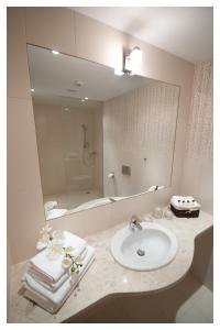 Kúpeľňa v ubytovaní Hotel Focus Centrum Konferencyjne