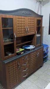 Dapur atau dapur kecil di Élégante villa avec jardin+bar