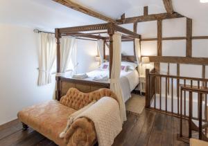 Krevet ili kreveti u jedinici u okviru objekta Fiddler's Cottage