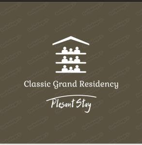 un logo per una classica residenza di platino di cg residency a Pondicherry