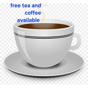 a cup of coffee with free tea and coffee available at UNIVERSITY HOMES in Middlesbrough