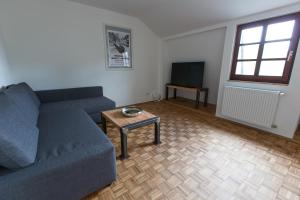 Posezení v ubytování Felsenhäuschen