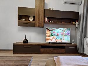Televízia a/alebo spoločenská miestnosť v ubytovaní APARTMENT NEVERA