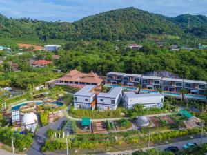 an aerial view of a resort at Le Resort and Villas in Rawai Beach