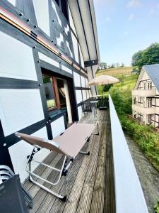 Balkón nebo terasa v ubytování Dagmar 120qm 3 Schlafzimmer Wellness