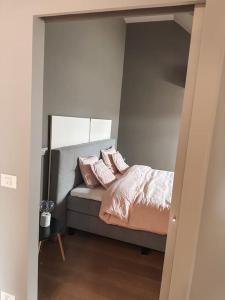 Postel nebo postele na pokoji v ubytování Loft @ de Vlaamse Ardennen