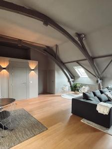 Posezení v ubytování Loft @ de Vlaamse Ardennen