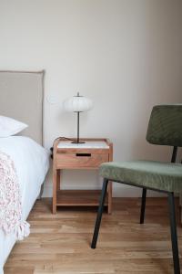 Кровать или кровати в номере Corujeira Apartments