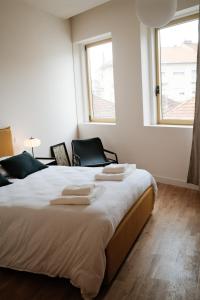 Krevet ili kreveti u jedinici u objektu Corujeira Apartments