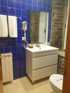 Kúpeľňa v ubytovaní Balneario Caldas de Luna